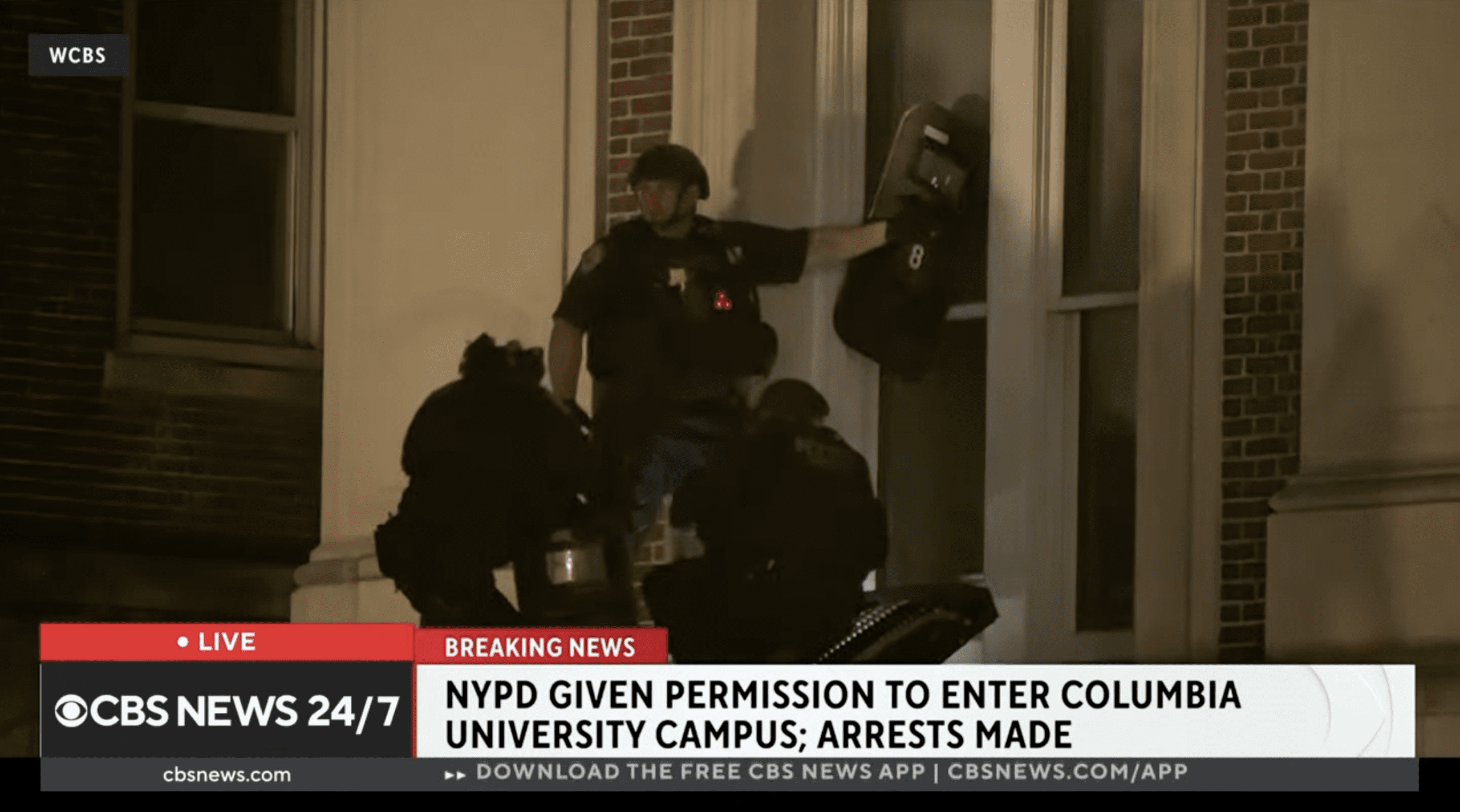NYPD Raids Columbia